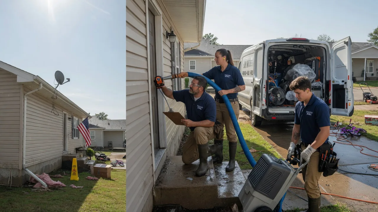 Ceiling Water Damage Restoration in Barksdale, TX near me